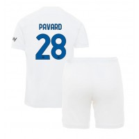 Inter Milan Benjamin Pavard #28 Gostujuci Dres za djecu 2023-24 Kratak Rukav (+ Kratke hlače)